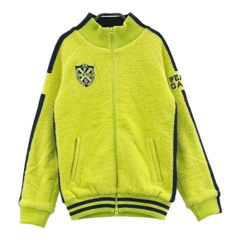 PEARLY GATES 蓄熱 裏地付き ニットブルゾン 4 イエロー PEARLY GATES 蓄熱 裏地付き ニットブルゾン 4 イエロー PEARLY GATES
