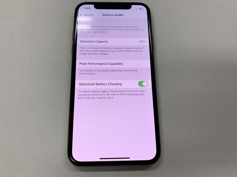 iPhone X スペースグレー 美品iPhoneXs BP624 iPhoneX[64GB] 再BX045