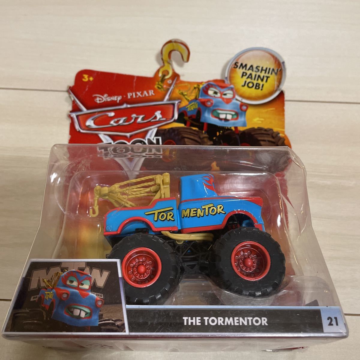 マテル カーズ トゥーン モンスタートラック レスラーTHE TORMENTOR