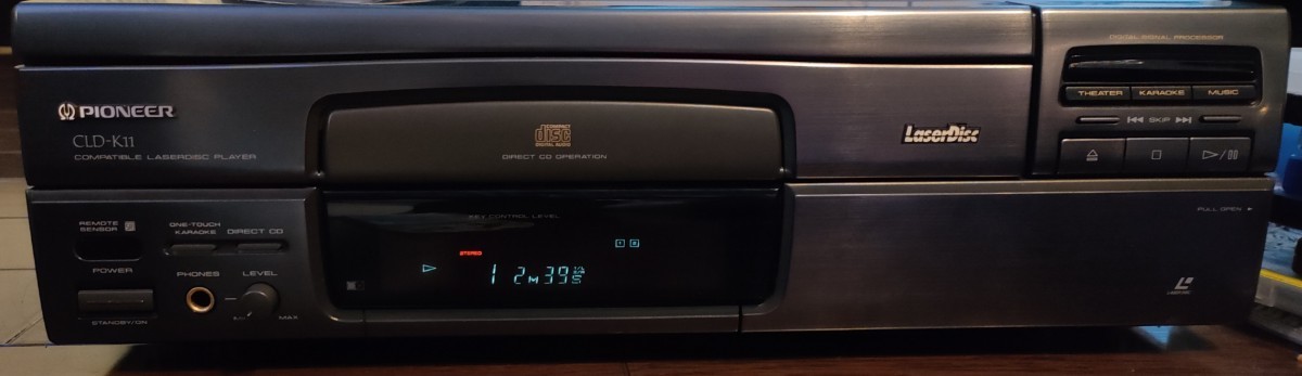 即決 送料無料 パイオニア CLD-K11 レーザーディスク プレーヤー LD CD