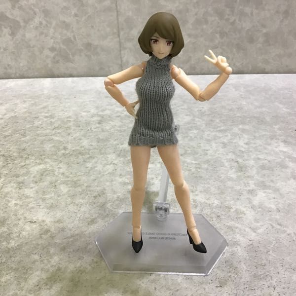 1円〜 ジャンク 箱無 figma 女性body（チアキ） with バックレス