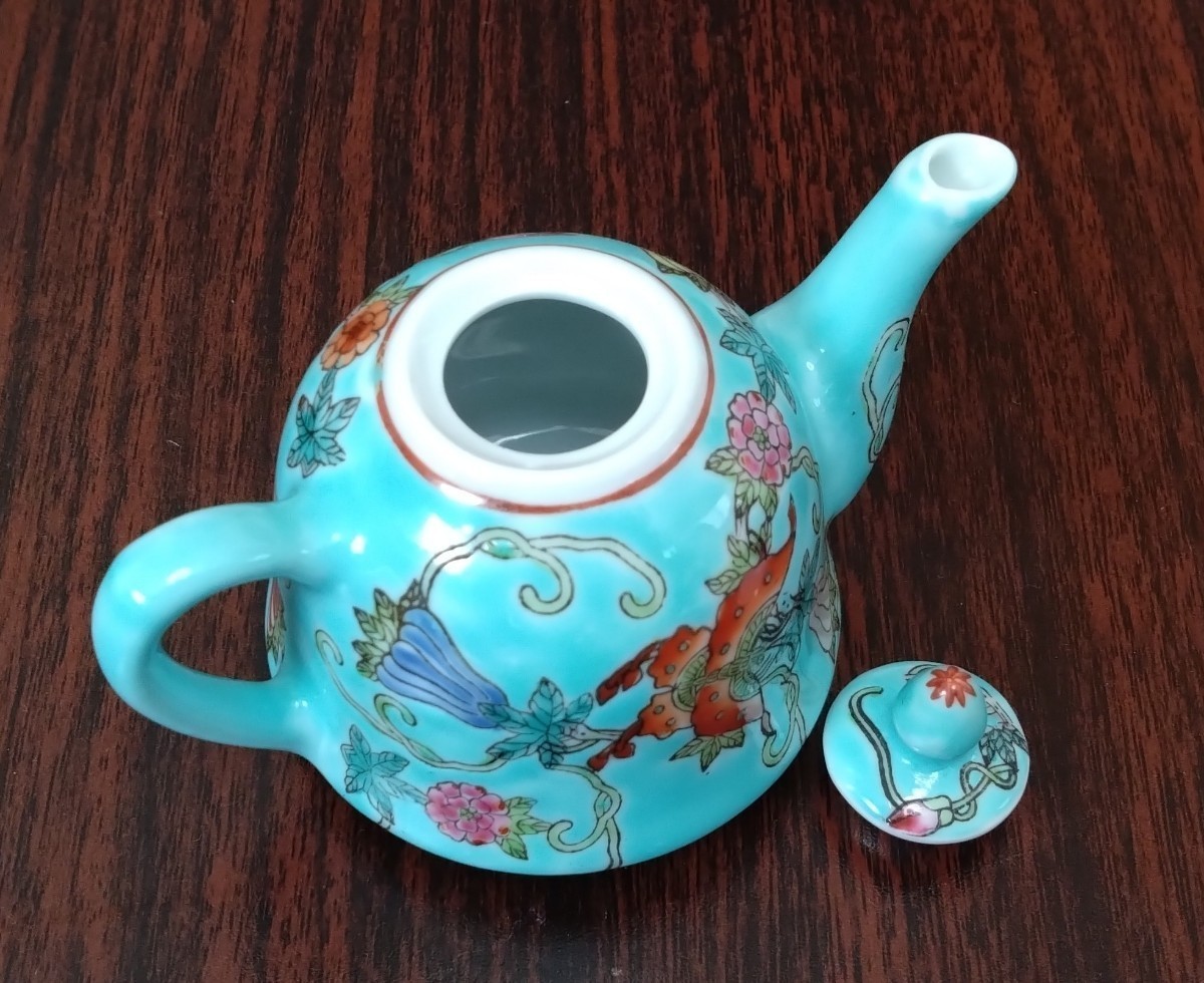 中国 中国茶器セット 景徳鎮 エメラルドグリーン 茶器セット 景徳鎮