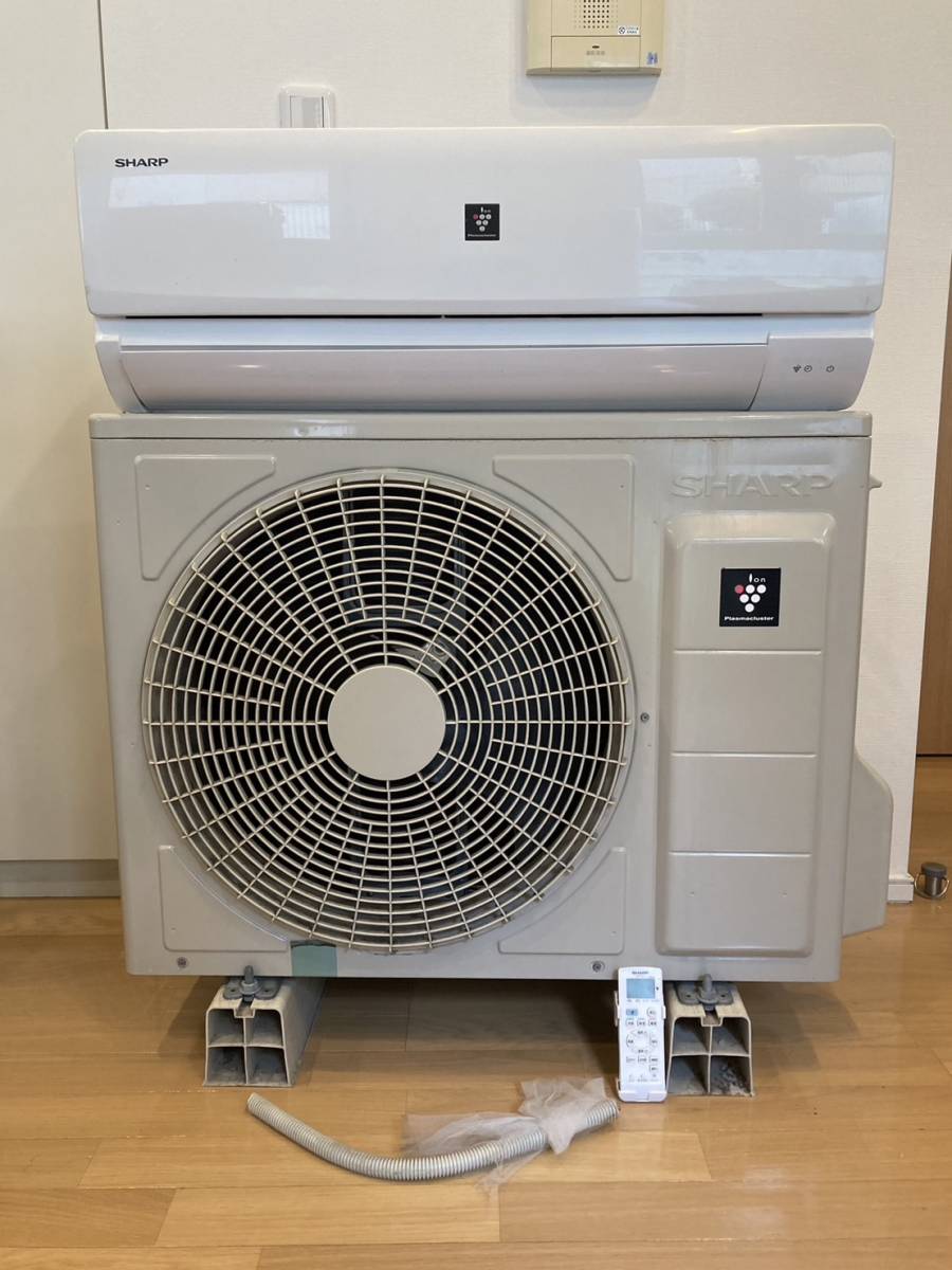 @美品/SHARP/シャープ/ルームエアコン/18畳用/2020年製/内機AC-56LFT2/外機AU-56LFTY/0331c