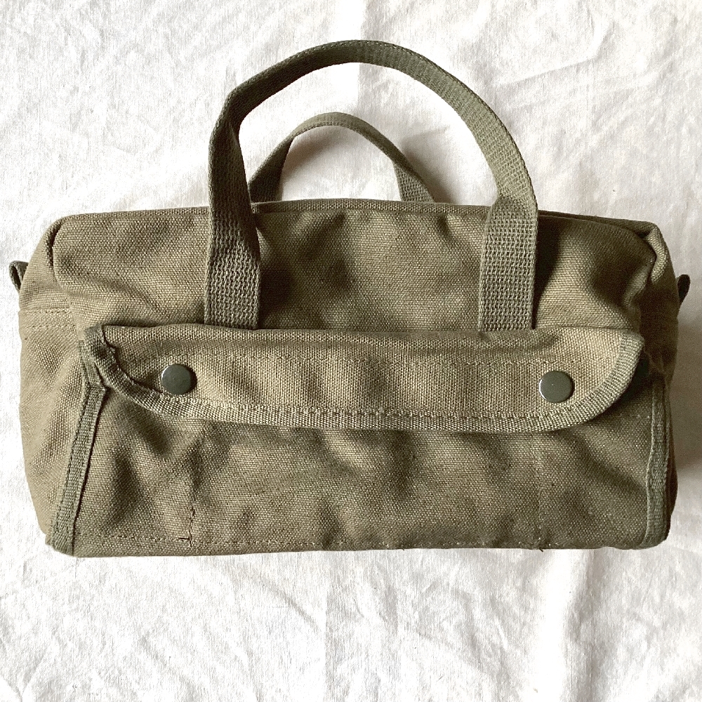未使用品】 米軍タイプ メカニック ツールバッグ 厚手キャンバス 