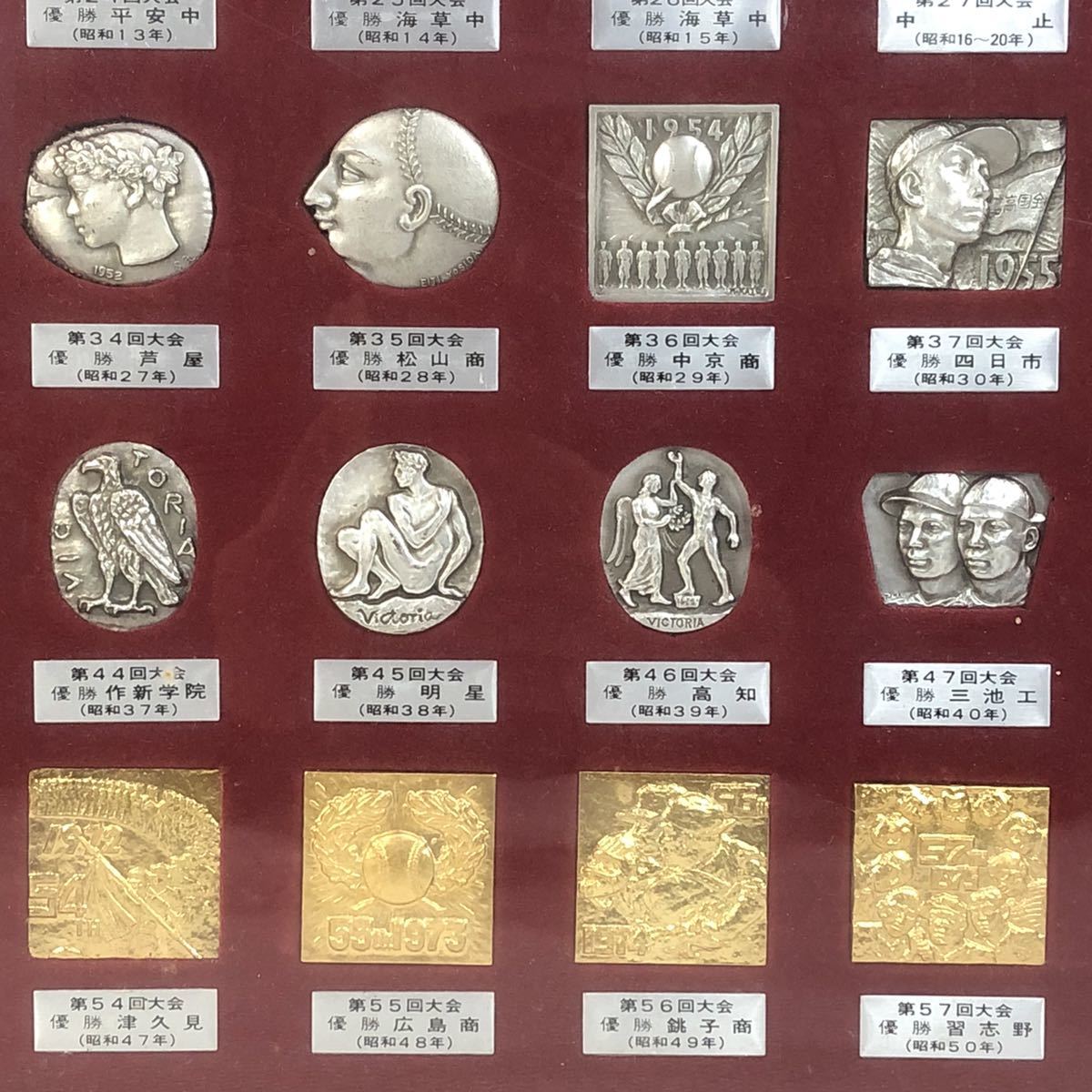 100年前の奇跡】大正期 夏の甲子園 優勝記念メダル 銅／超希少 歴史的逸品