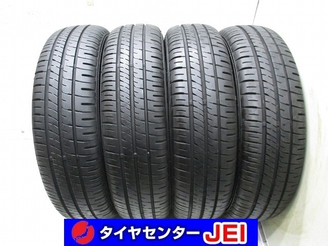 155-65R14 9-8.5分山 ダンロップ エナセーブEC204 2021年製 中古タイヤ【4本】送料無料(M14-3548）
