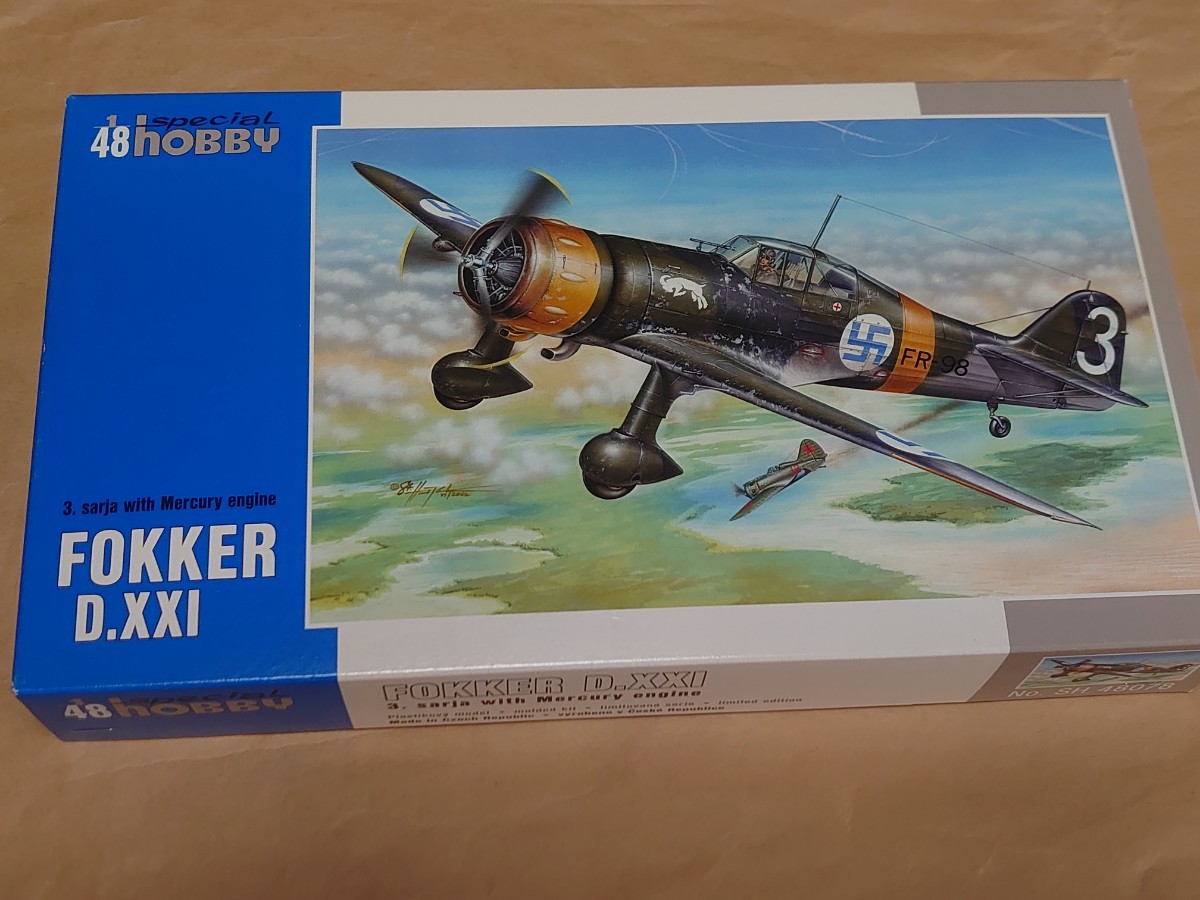 スペシャルホビー　1/48　フォッカーD.21　フィンランド