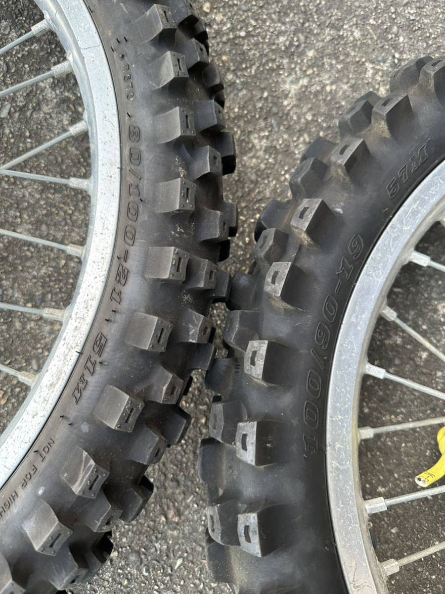 ホンダ crf250x/r 純正ホイール前後& タイヤセット 売れ筋 ホンダ crf250x/r 純正ホイール前後& タイヤセット ホンダ