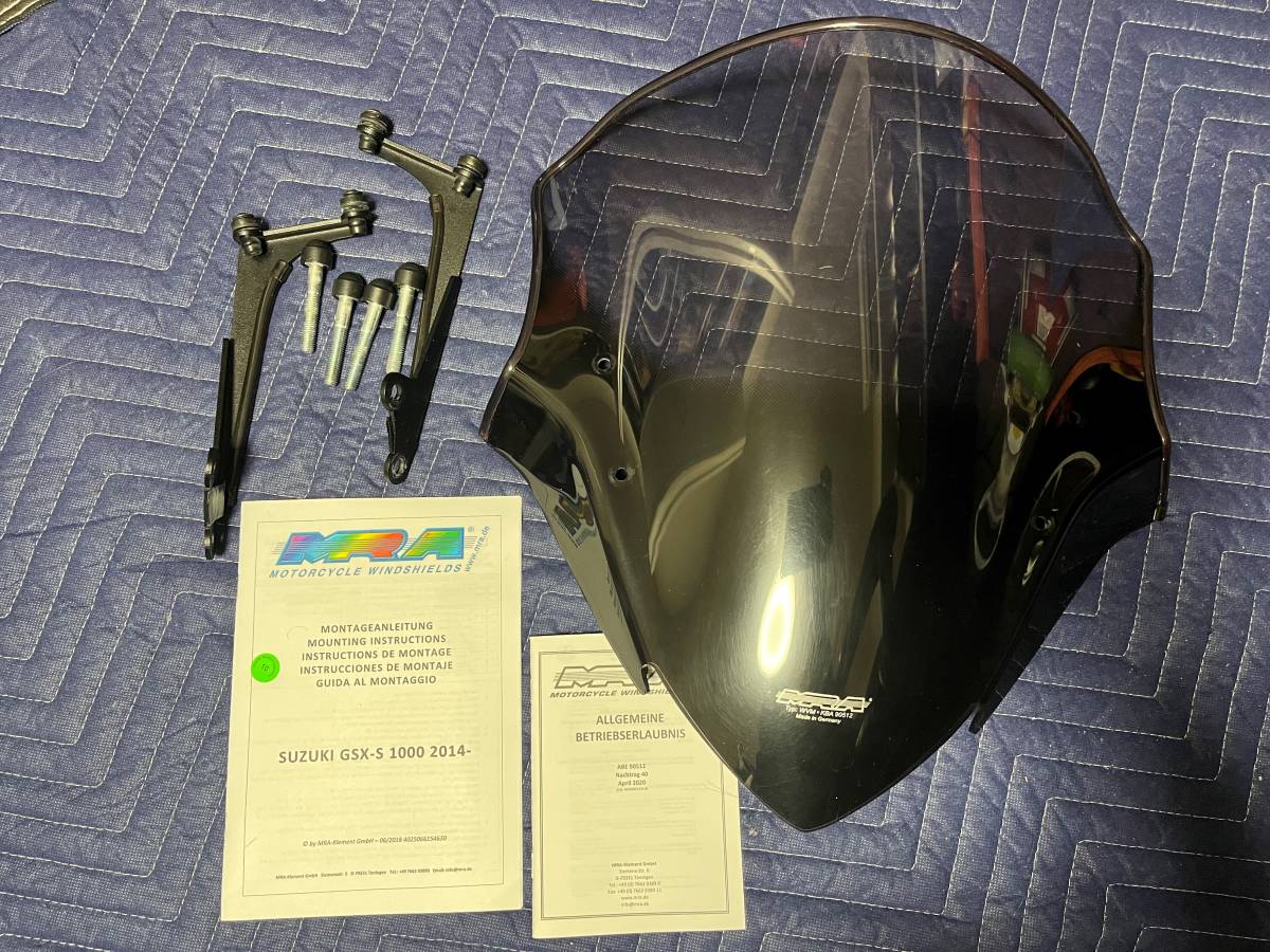GSX-S1000 14- MRA スクリーン ウィンドシールド GSX-R1000 09~16 MRA