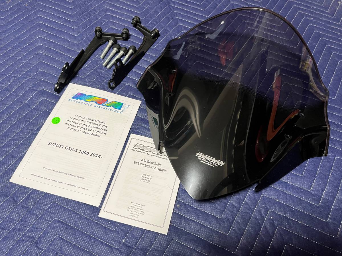 GSX-S1000 14- MRA スクリーン ウィンドシールド GSX-R1000 09~16 MRA