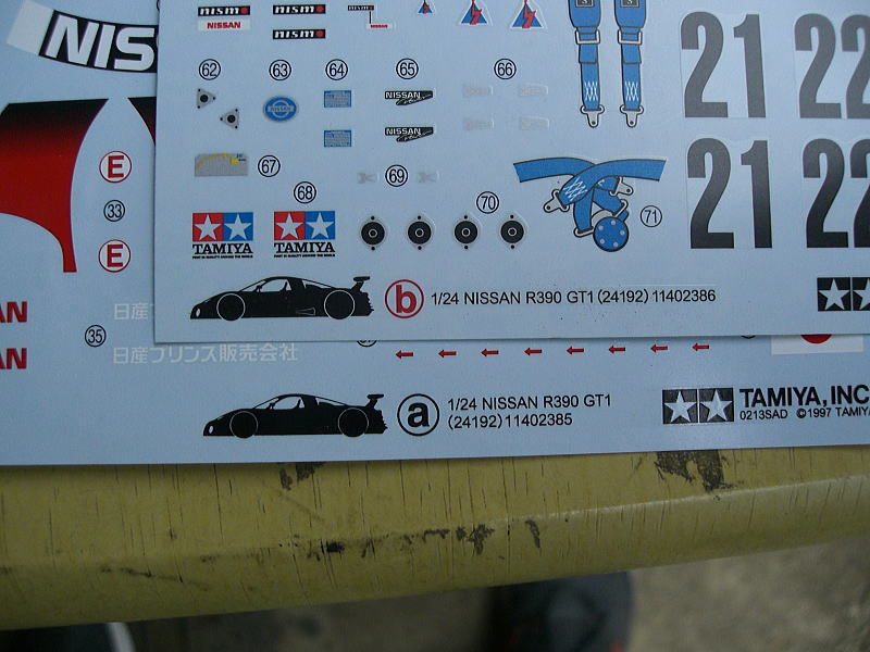 1/24 タミヤ ニッサン R390 GT1 デカール(プロトタイプ)｜売買された