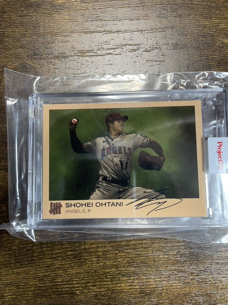 限定品】 大谷翔平 サイン プリント ☆ Topps Project70 カード Shohei
