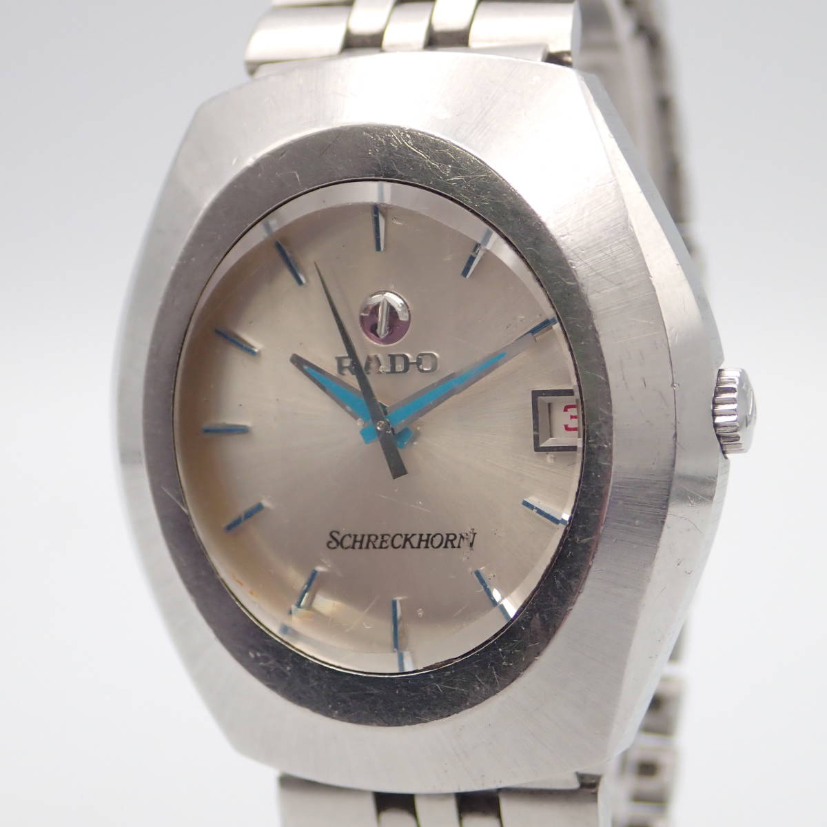 う04049/RADO ラドー/シュレックホルン/自動巻/メンズ腕時計/カット 
