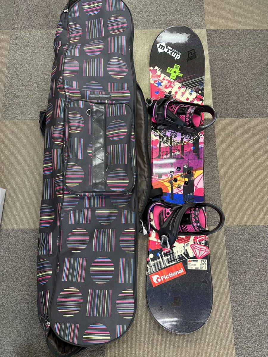 中古 13/14 ALLIAN VIVIAN レディース142cm UNION ビンディング付き 