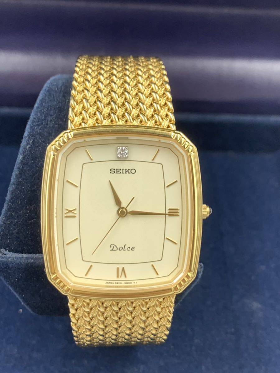 レディース 【電池交換済み 美品】SEIKO セイコー ドルチェ 腕時計 