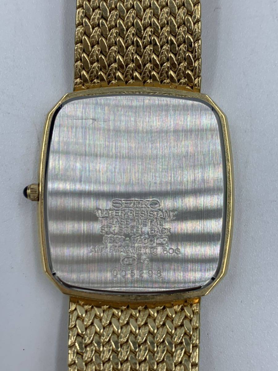 極美品 動作品SEIKO DOLCE 5E31-5A90 1Pダイヤ セイコー ドルチェ 