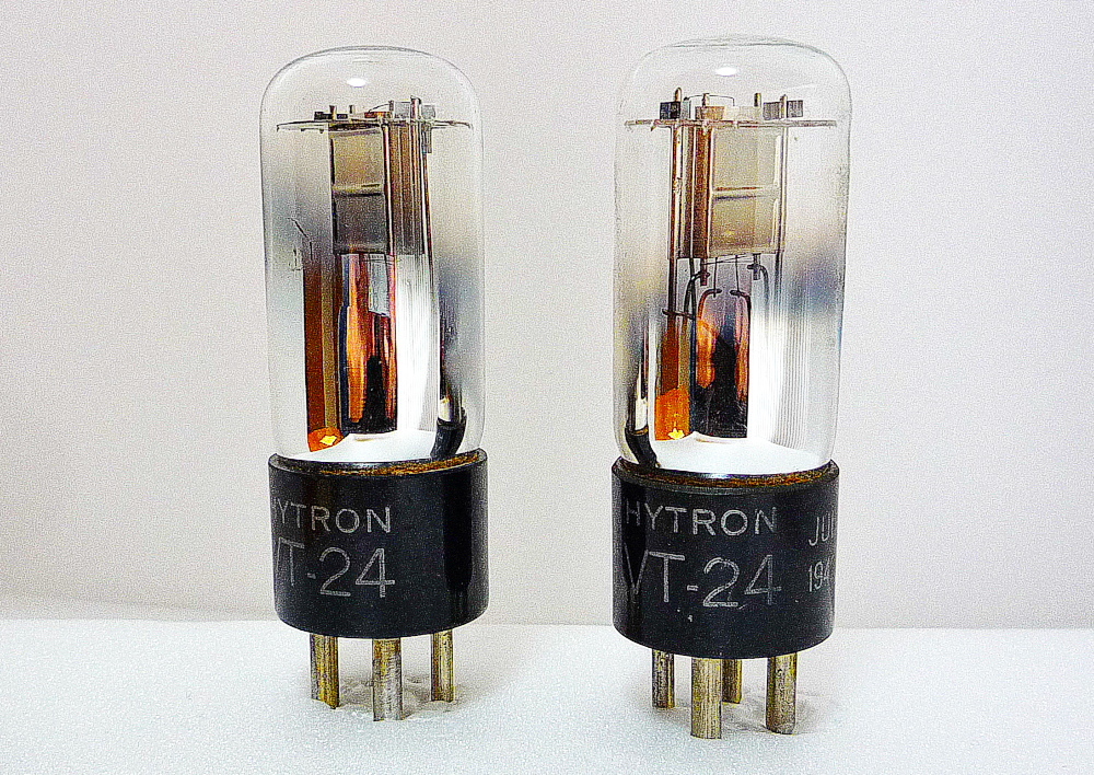 真空管 2本 HYTRON 2本 □□HYTRON ハイトロン TAYLOR HYTRON