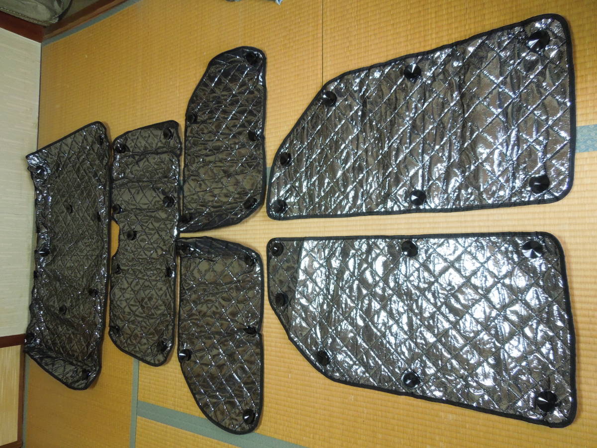 サンシェード 遮光 ジムニー JB23系 JB23W 6枚組 1車分 車中泊 アウトドア 日よけ 断熱 USED JB33W JB43W