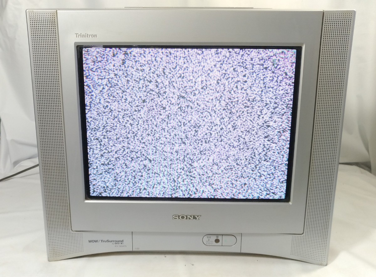 cdny☆SONY/ 14型スタンダードテレビ WOW/TruSurround by SRS サイズ