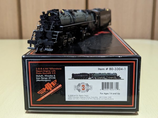 MTH DM&IR 2-8-8-4 M4 Yellowstone ジャンク DCCサウンド 1円スタート