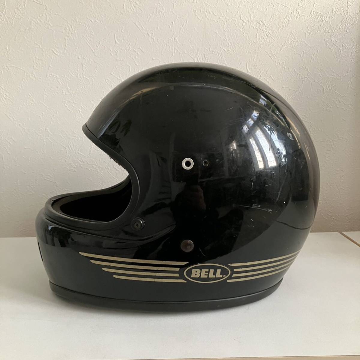 BELL☆1980年代製 XLサイズ 黒色 族ヘル Arai SHOEI 当時物 旧車