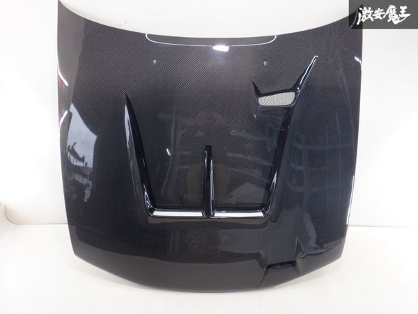 新品 STOUT 高勢スタウト BNR32 スカイライン GT-R GTR typeR タイプR カーボン 綾織 フロント ボンネット フード ダクト 棚2R4