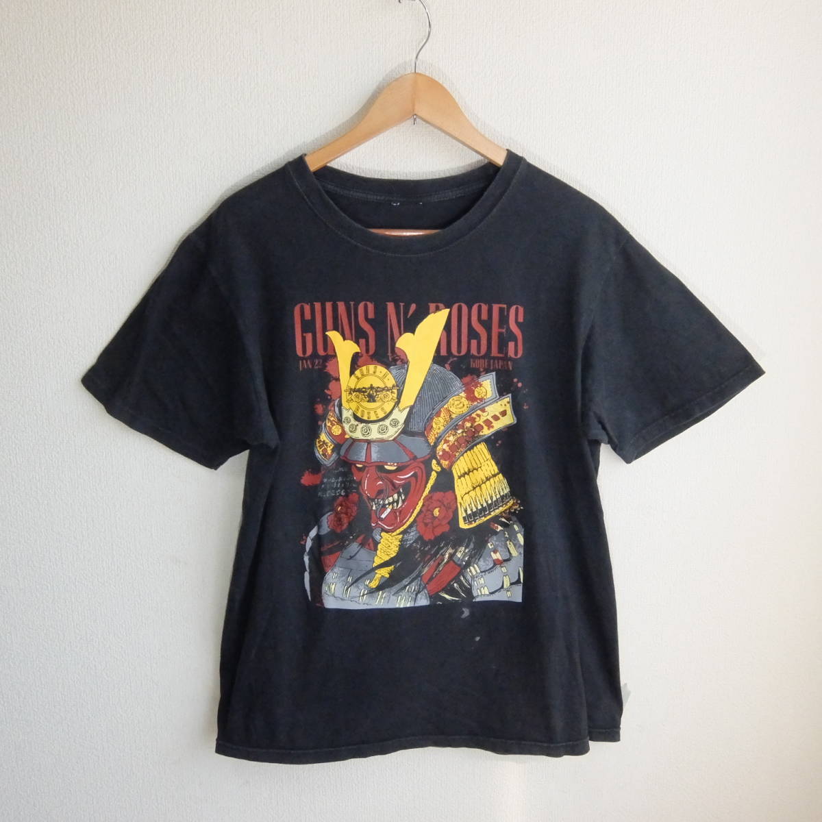 ガンズ 2017 神戸公演 Tシャツ　ビンテージ　vintage ヴィンテージ ガンズアンドローゼズ 2017 ジャパンツアー 神戸 会場限定 サムライ T