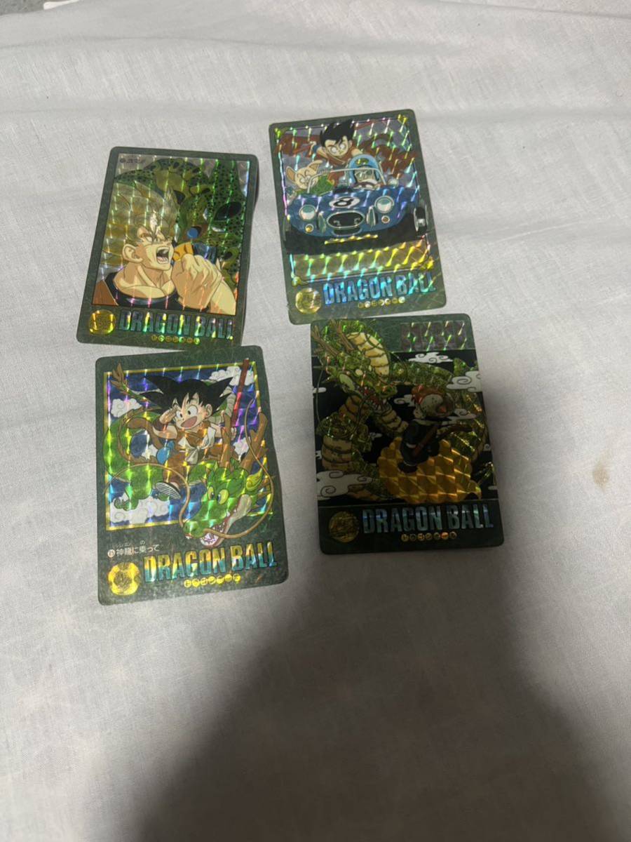 ドラゴンボール カードダス ビジュアルアドベンチャー No.85 神龍に乗って No.44 神龍と悟空 No.172 激突No.45 孫悟空突撃 プリズム　キラ