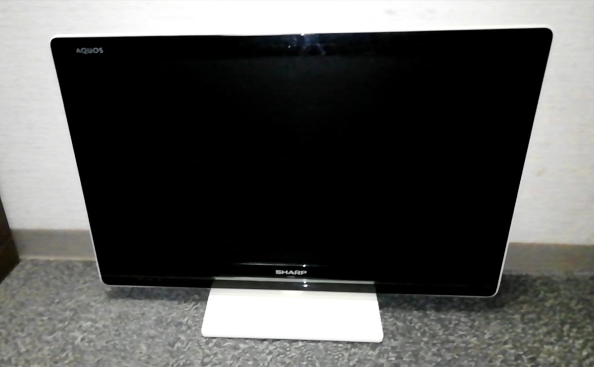 美品】シャープ24インチ液晶テレビLC-24K5ホワイト【正常動作品 