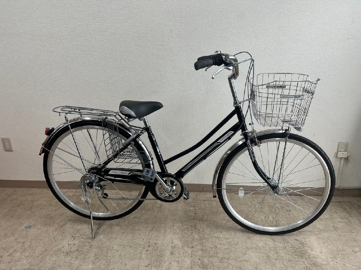 C477 武田産業 CHACLE SWIFTNES 自転車 27インチ 外装6段変速 AUTO 