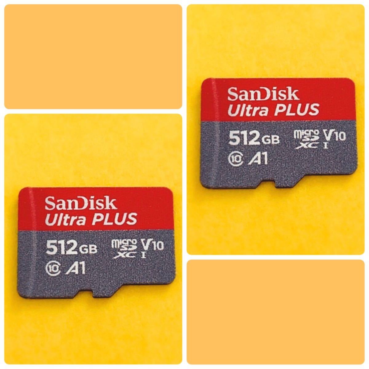 ☆ 動作確認済み ☆ 2枚セット ☆ SanDisk ☆ 512GB ☆ microSDXC 