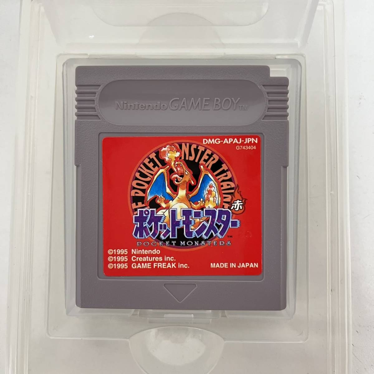 美品□GB□ゲームボーイソフト□ポケットモンスター赤 初代 