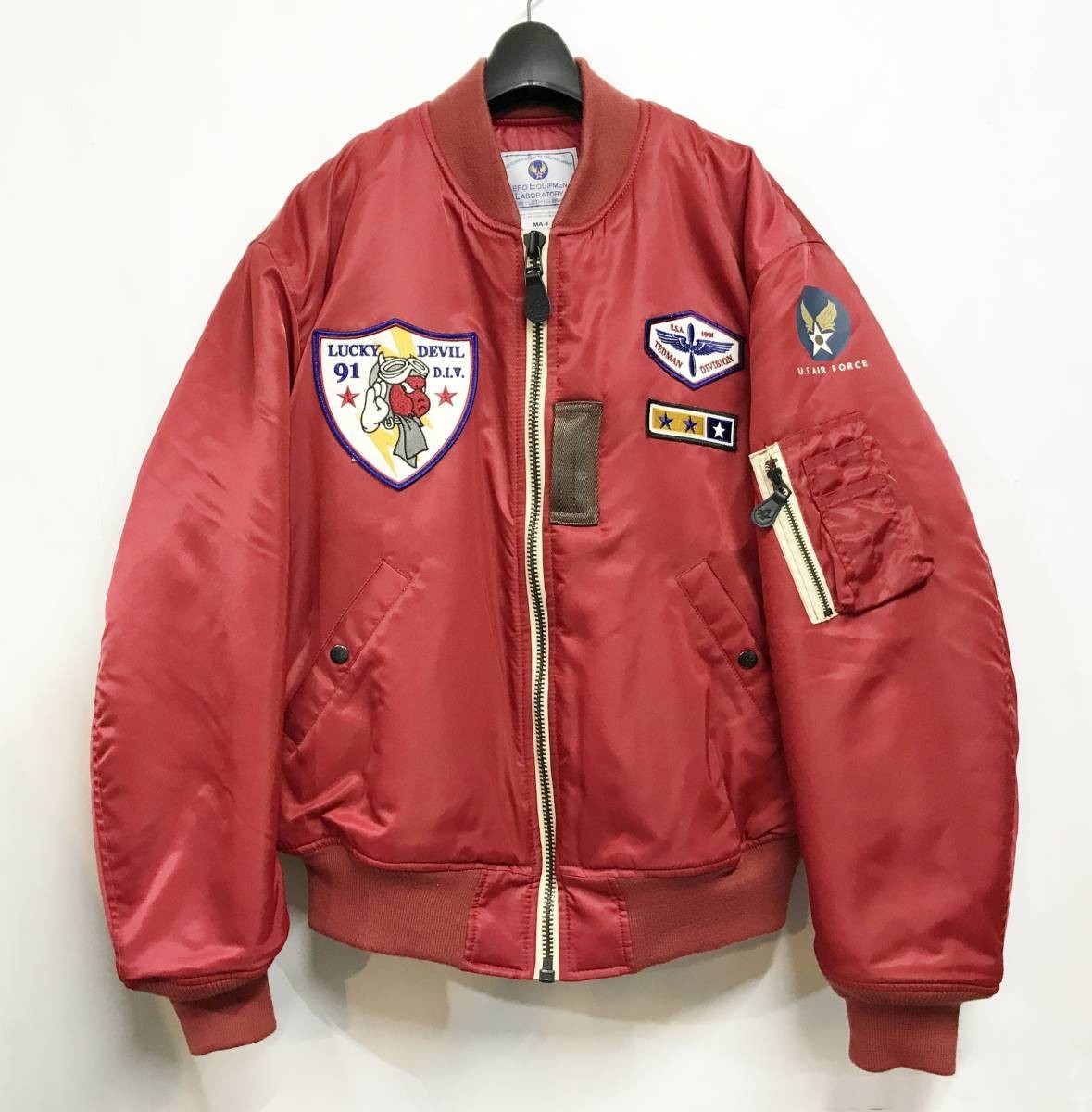 美品 エフ商会 TEDMAN テッドマン MA-1 フライトジャケット/42