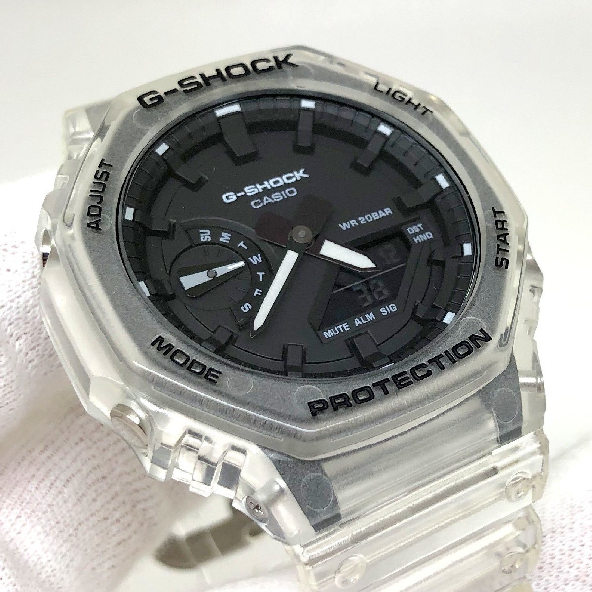 極美品 G-SHOCK ジーショック CASIO カシオ 腕時計 GA-2100SKE-7A 