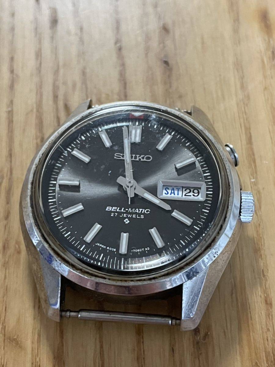SEIKO ベルマチック 4006-7012 27石 自動巻 ジャンク ジャンク SEIKO ベルマチック メンズ腕時計 4006-7012 セイコー SEIKO