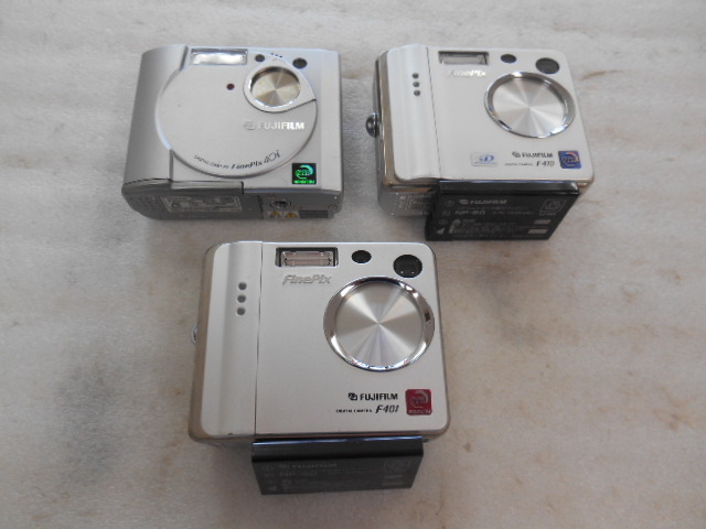 ♪ジャンク　Fujifilm FinePix　×3個　40i/F401/F410 ①