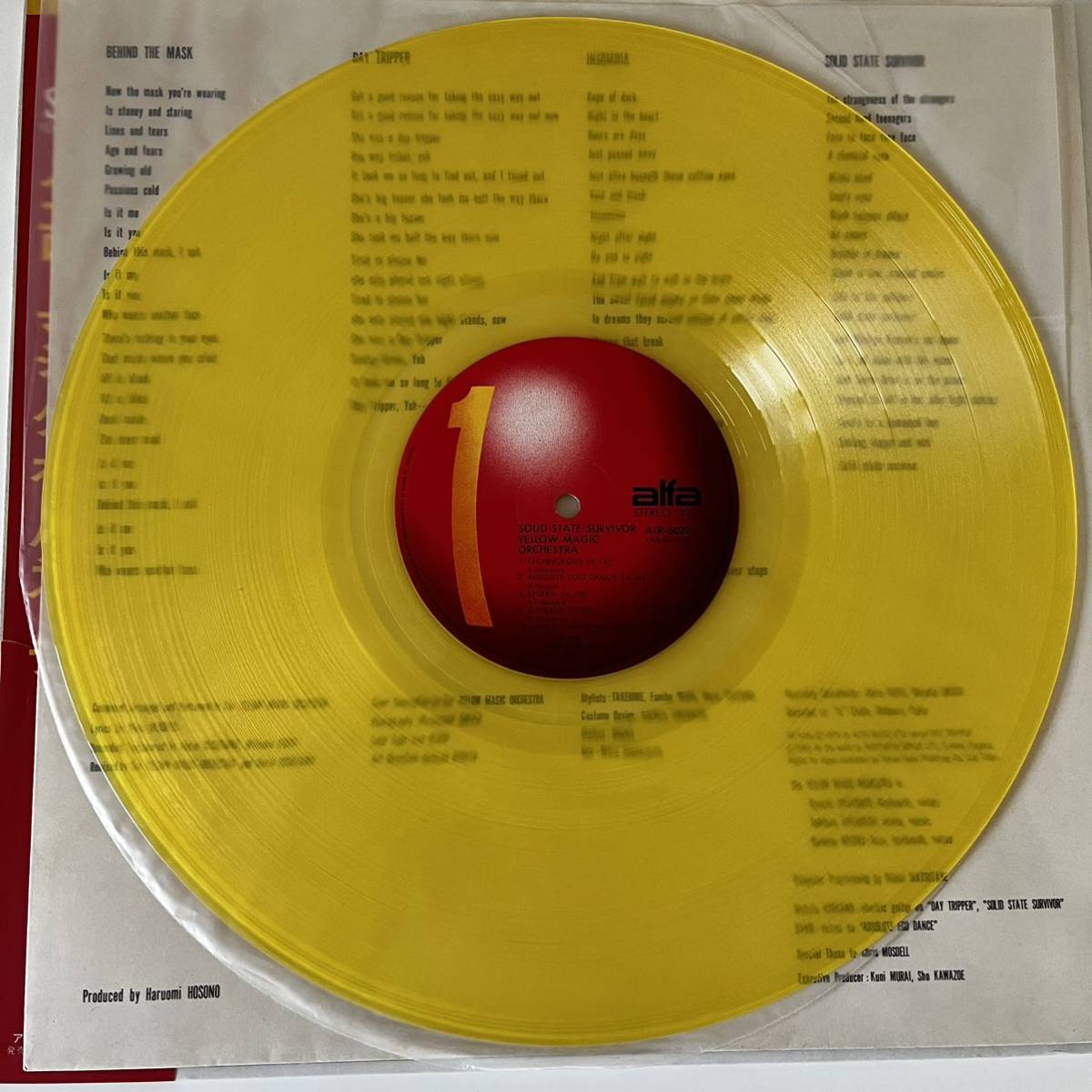 ソリッド・ステイト・サヴァイヴァー SOLID STATE SURVIVOR YELLOW 