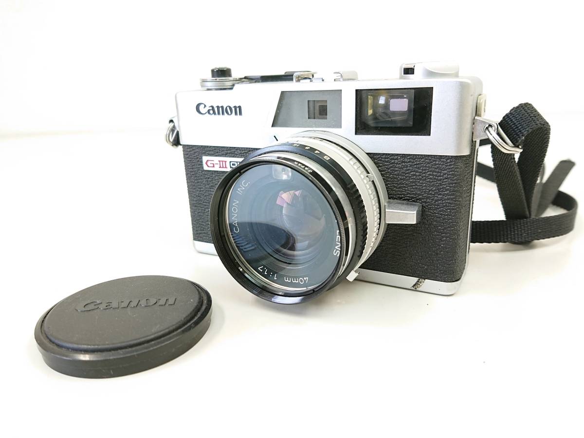 ☆ Canon キャノン canonet QL17 フィルム カメラ ジャンク [管理A2
