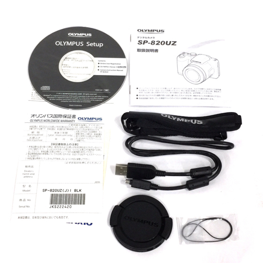美品 OLYMPUS STYLUS SP-820UZ コンパクトデジタルカメラ 動作確認済み