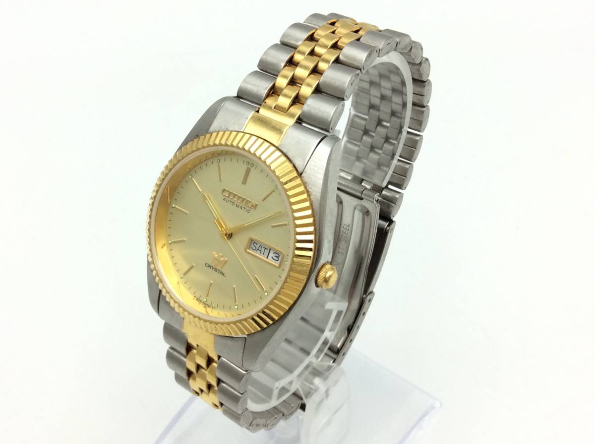 CITIZEN シチズン 4-R02106 RC クリスタル 7 自動巻き（F47