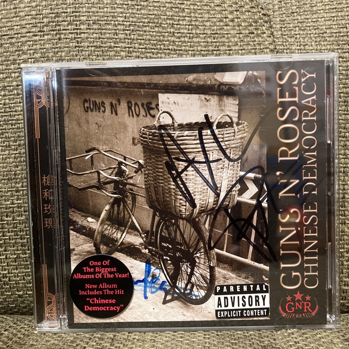 GUNS N' ROSES ガンズ・アンド・ローゼス アクセル・ローズ直筆サイン