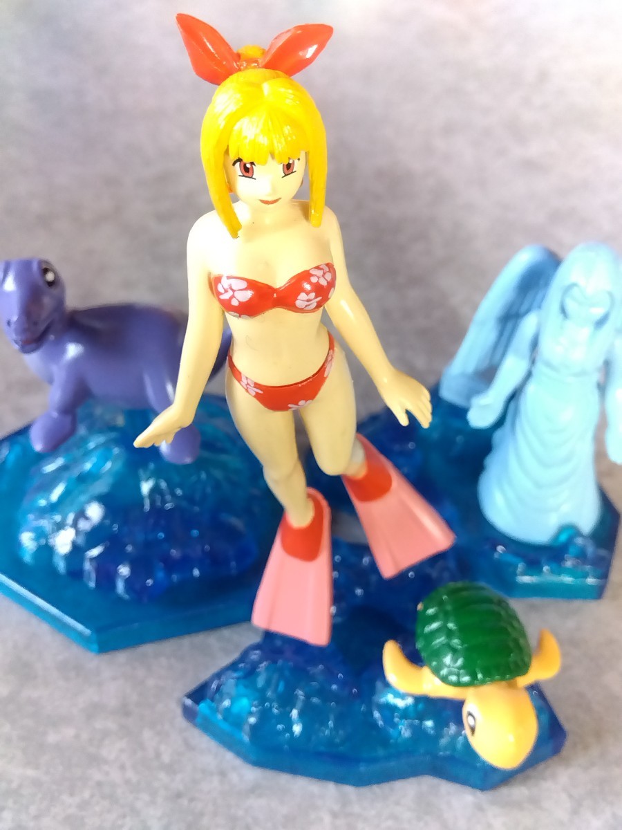 海物語 マリンちゃん ネッシーくん 女神像 フィギュア 全3体セット