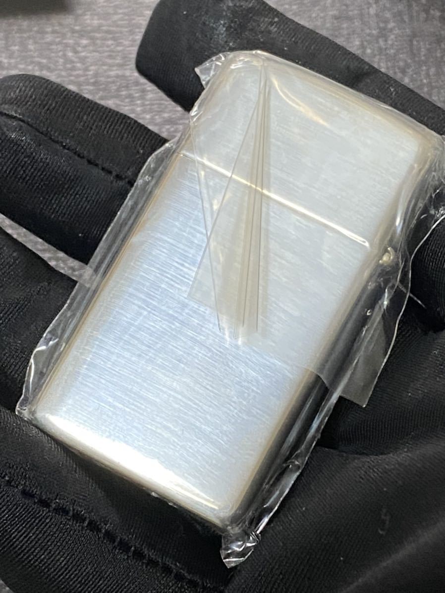 Mevius Silver zippo メビウス スターリングシルバー スリム 純銀 限定品 モデル 2019年製 MEVIUS STERLING SILVER ベロア ...