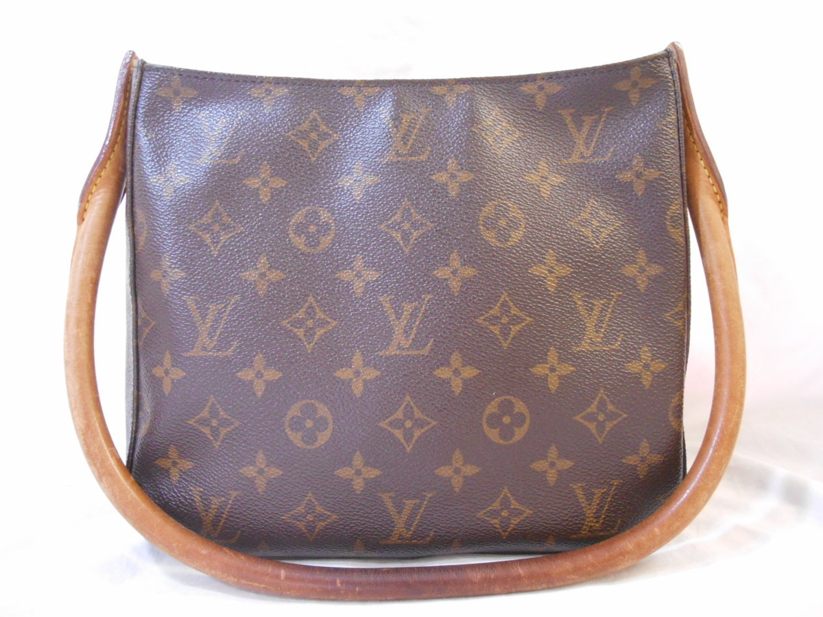 □【LOUIS VUITTON】 ルイヴィトン モノグラム ルーピングMM 