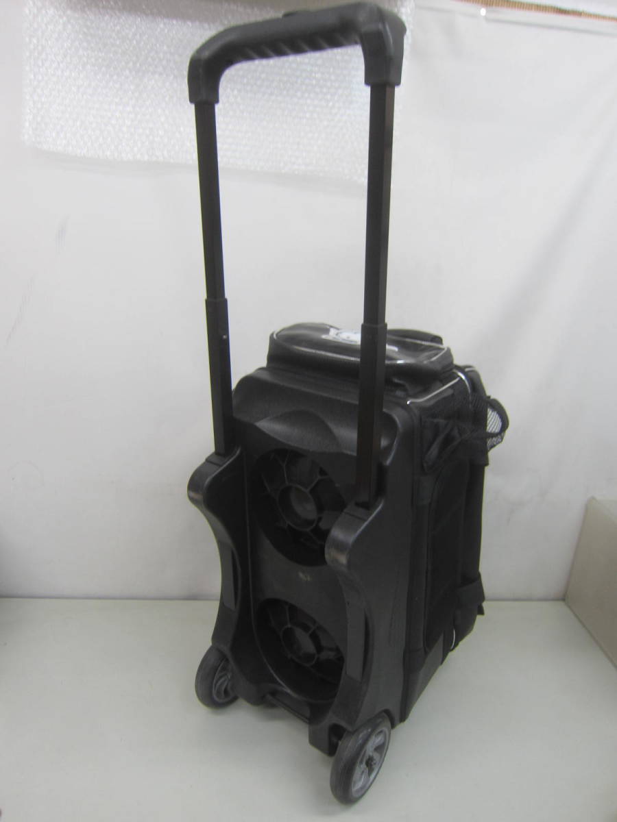 ★ボウリング2ボールキャリーバック・ HI-SP「ハローキティ/HELLO KITTY」 キャスター付、シューズ収納、2ボール収納 ※使用感現状品■120