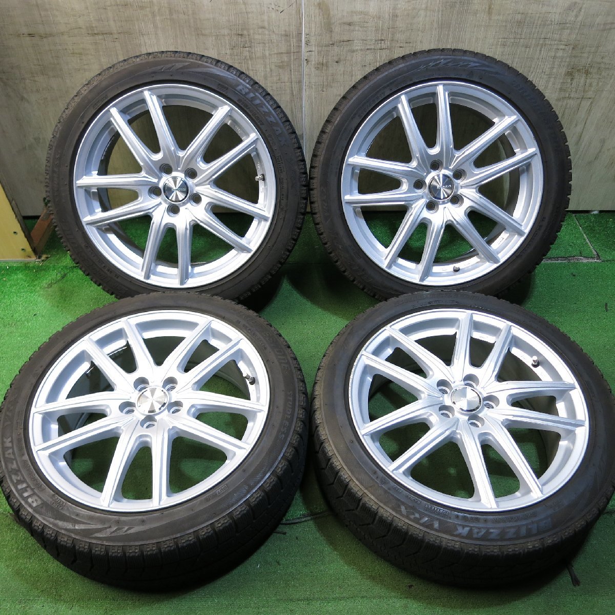 低価 バリ溝！21年！キレイ！9分☆スタッドレス 215/45R17 ECO FORME 