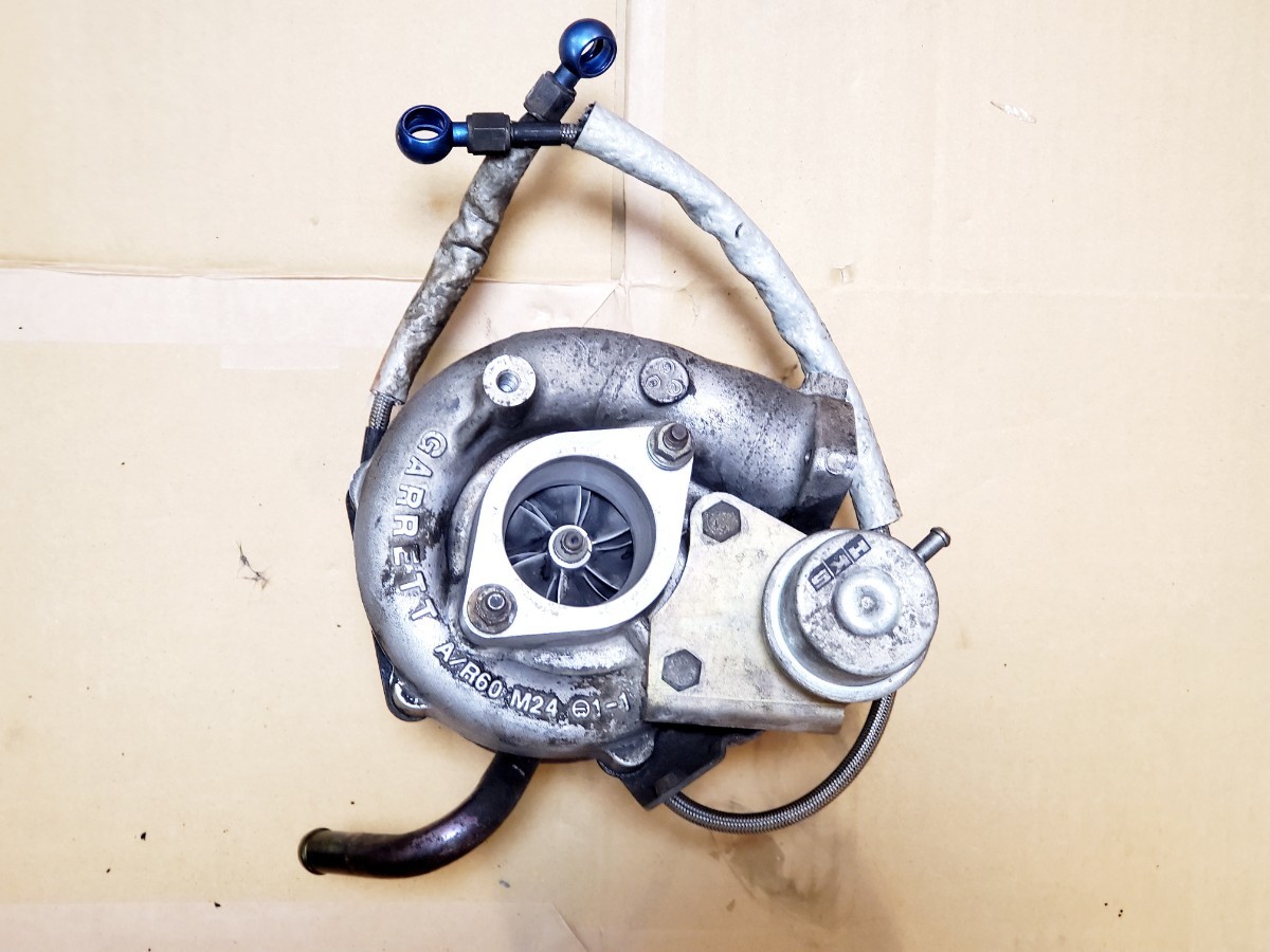 送料無料 動作チェック済 シルビア S15 前期 純正タービン ボールベアリング HKS強化アクチュエーター メッシュホース S14 S13 180SX