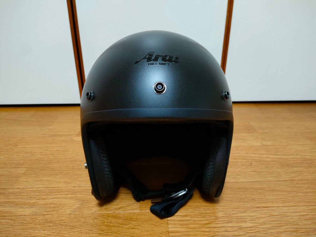 Arai CLASSIC SW Lサイズ フラットブラック 59〜60cm アライ ジェットヘルメット マットブラック 検) SHOEI ショウエイフリーダム 