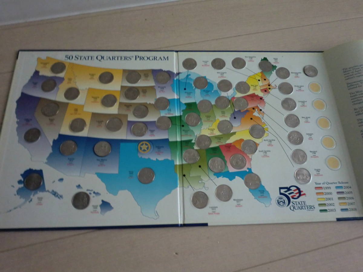 50 State Quarters Program アメリカ 25セント コイン 50州 記念硬貨