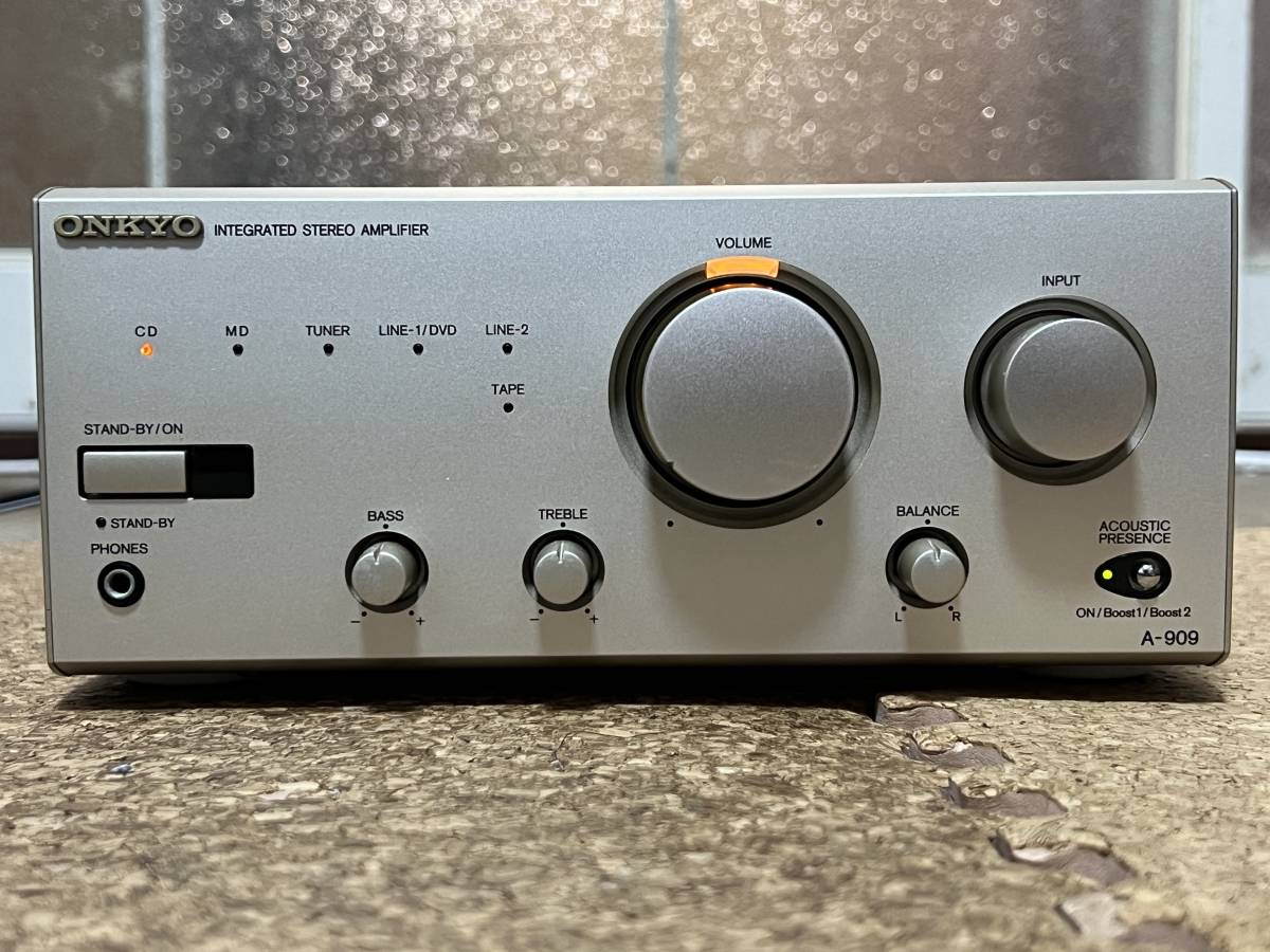 オーディオ機器 ☆整備済み☆ONKYO A-909X SPリレー交換済み 最上級